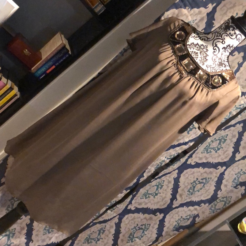 Olive green dress